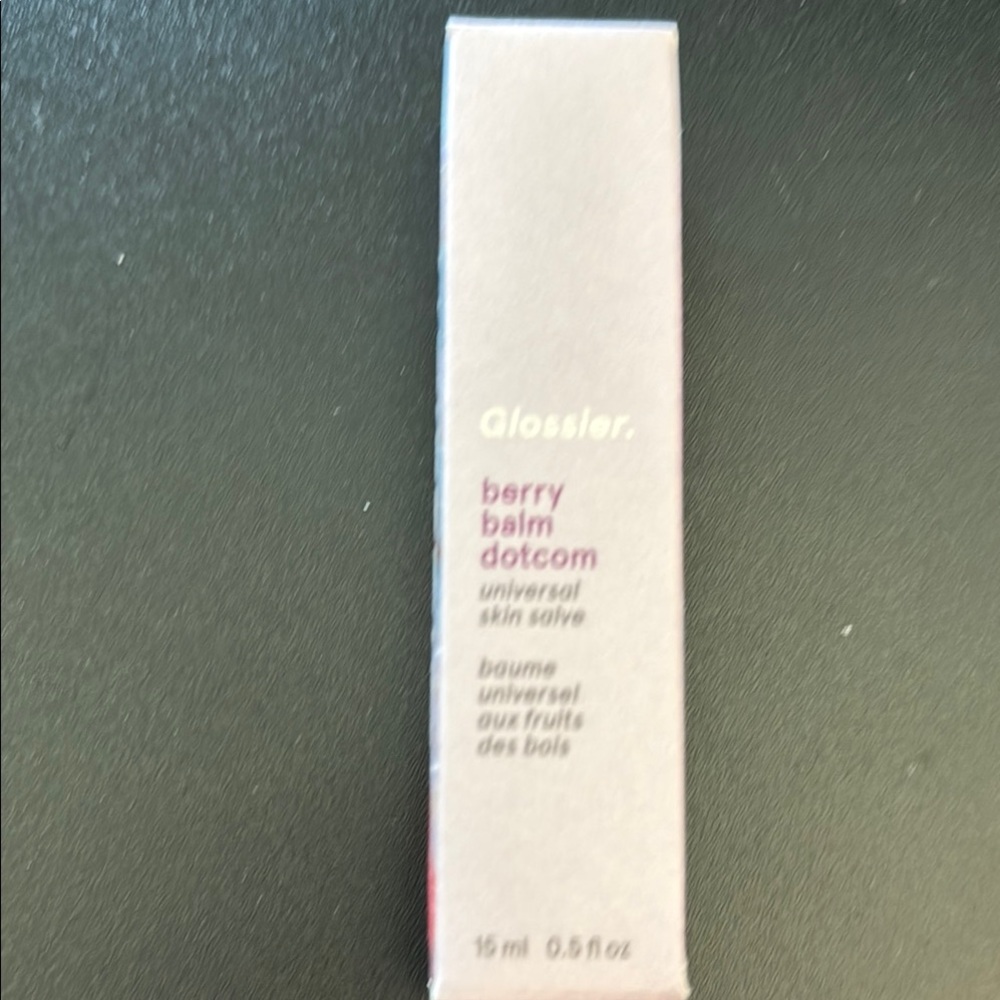 Glossier Berry Balm Dotcom in Pink Tube